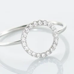 Online Histoire d'Or Bague Laureen Argent Blanc Oxyde De Zirconium