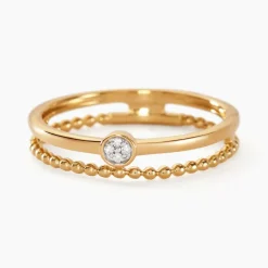 Clearance Histoire d'Or Bague Lazzaro Or Jaune Diamant