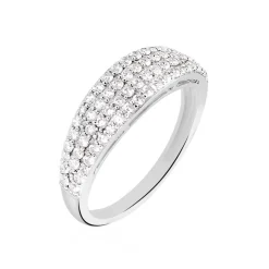 Outlet Histoire d'Or Bague Leanne Argent Blanc Oxyde De Zirconium