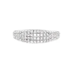 Outlet Histoire d'Or Bague Leanne Argent Blanc Oxyde De Zirconium