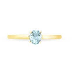 Hot Histoire d'Or Bague Lily Or Jaune Aigue Marine