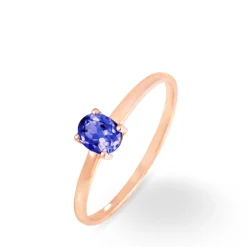 Histoire d'Or Bague Lily Or Rose Tanzanite* Bagues|Bagues Avec Pierre