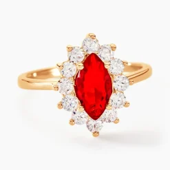 Histoire d'Or Bague Lisea Plaqué Or Jaune Verre Et Oxyde De Zirconium* Bagues|Bagues Fantaisie