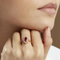 Histoire d'Or Bague Lisea Plaqué Or Jaune Verre Et Oxyde De Zirconium* Bagues|Bagues Fantaisie