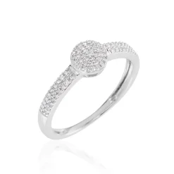 Outlet Histoire d'Or Bague Lisyae Or Blanc Diamants
