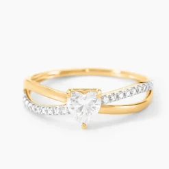 Outlet Histoire d'Or Bague Lonan Or Jaune Oxyde De Zirconium