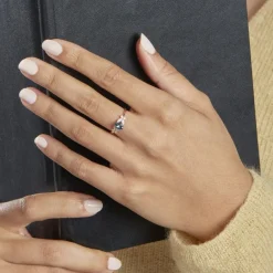 Histoire d'Or Bague Lora Or Rose Topaze Et Oxyde De Zirconium* Bagues|Bagues Avec Pierre