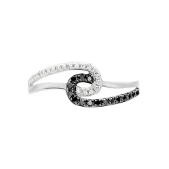 Hot Histoire d'Or Bague Loriana Or Blanc Diamant