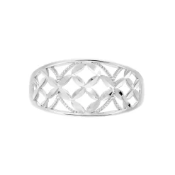 Histoire d'Or Bague Losangia Argent Blanc* Bagues|Bagues Sans Pierre
