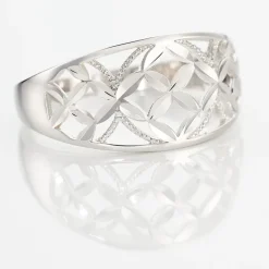 Histoire d'Or Bague Losangia Argent Blanc* Bagues|Bagues Sans Pierre