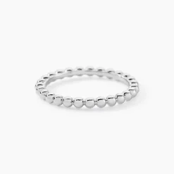 Histoire d'Or Bague Louisette Argent Blanc