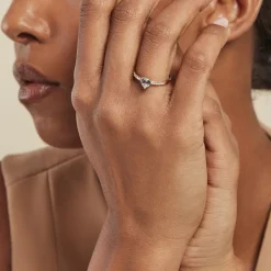 Outlet Histoire d'Or Bague Love Ring Or Jaune Topaze Oxyde De Zirconium or jaune topaze bleu sky