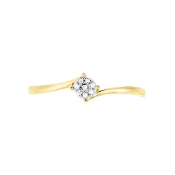 Histoire d'Or Bague Lysia or jaune diamant