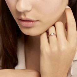 Histoire d'Or Bague Lysie Argent Blanc Oxyde De Zirconium* Bagues|Bagues Fantaisie