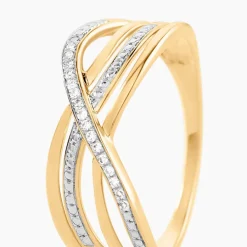 Histoire d'Or Bague Macario Or Jaune Diamant* Bagues|Bagues Avec Pierre