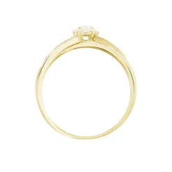 Histoire d'Or Bague Magnolia Croisee Or Jaune Diamant