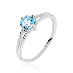 Histoire d'Or Bague Mahina Or Blanc Topaze* Bagues|Bagues Avec Pierre