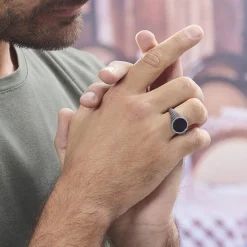 Discount Histoire d'Or Bague Malek Argent Blanc