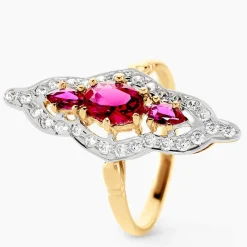 Online Histoire d'Or Bague Marchionessa Or Jaune Oxyde De Zirconium