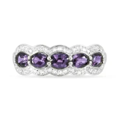 Histoire d'Or Bague Margaux Or Blanc Amethyste Et Diamant* Bagues|Bagues Avec Pierre