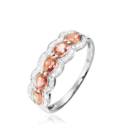Histoire d'Or Bague Margaux Or Blanc Morganite Et Diamant* Bagues|Bagues Avec Pierre