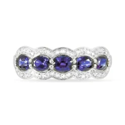 Histoire d'Or Bague Margaux Or Blanc Tanzanite Et Diamant* Bagues|Bagues Avec Pierre