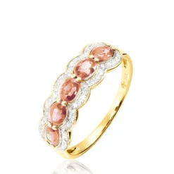 Histoire d'Or Bague Margaux Or Jaune Morganite Et Diamant* Bagues|Bagues Avec Pierre