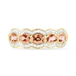 Histoire d'Or Bague Margaux Or Jaune Morganite Et Diamant* Bagues|Bagues Avec Pierre