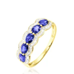Histoire d'Or Bague Margaux Or Jaune Tanzanite Et Diamant* Bagues|Bagues Avec Pierre