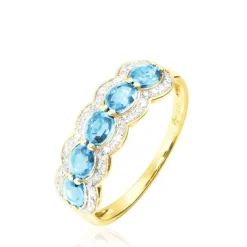 Sale Histoire d'Or Bague Margaux Or Jaune Topaze Et Diamant