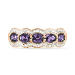 Histoire d'Or Bague Margaux Or Rose Amethyste Et Diamant* Bagues|Bagues Avec Pierre