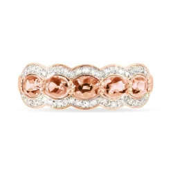 New Histoire d'Or Bague Margaux Or Rose Morganite Et Diamant