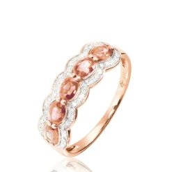Sale Histoire d'Or Bague Margaux Or Rose Morganite Et Diamant