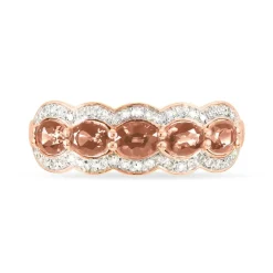 Sale Histoire d'Or Bague Margaux Or Rose Morganite Et Diamant
