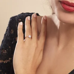 Histoire d'Or Bague Marilou Or Blanc Diamant* Bagues|Bagues Avec Pierre