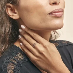 Histoire d'Or Bague Marnie Or Blanc Diamant* Bagues|Bagues Avec Pierre