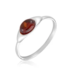 New Histoire d'Or Bague Marquita Argent Blanc Ambre argent blanc ambre cognac