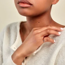 New Histoire d'Or Bague Marquita Argent Blanc Ambre argent blanc ambre cognac