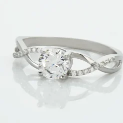 Histoire d'Or Bague Maryna Argent Blanc Oxyde De Zirconium