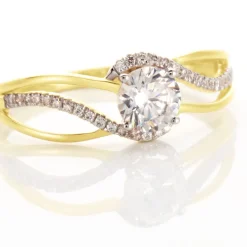 Histoire d'Or Bague Mavriki Or Jaune Oxyde* Bagues|Bagues Avec Pierre