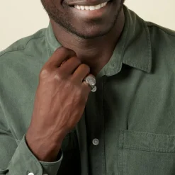 Histoire d'Or Bague Maximiliano Argent Blanc