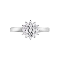 New Histoire d'Or Bague Maximille Argent Blanc Oxyde De Zirconium