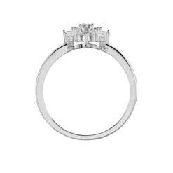 New Histoire d'Or Bague Maximille Argent Blanc Oxyde De Zirconium