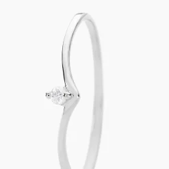 Outlet Histoire d'Or Bague Maye or blanc diamant