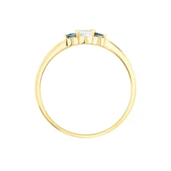 New Histoire d'Or Bague Mediha Or Jaune Topaze