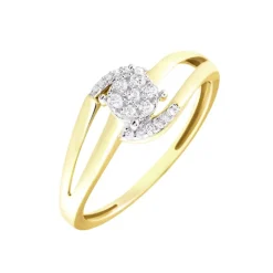 New Histoire d'Or Bague Melinia Or Jaune Diamant