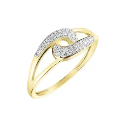 Hot Histoire d'Or Bague Melisianne Or Jaune Diamant