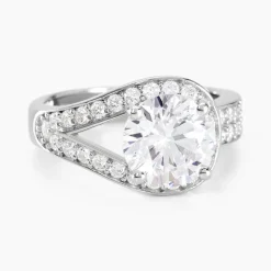 Histoire d'Or Bague Melisse Argent Blanc Oxyde De Zirconium* Bagues|Bagues Avec Pierre