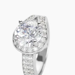 Histoire d'Or Bague Melisse Argent Blanc Oxyde De Zirconium* Bagues|Bagues Avec Pierre