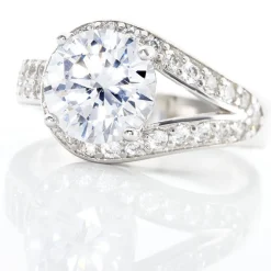 Histoire d'Or Bague Melisse Argent Blanc Oxyde De Zirconium* Bagues|Bagues Avec Pierre